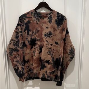 Spirit Jersey Tie-Dye Death Valley Crewneck Sweater